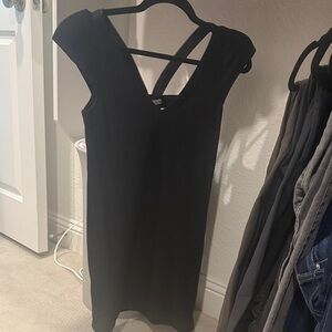 Alice + Olivia Black Backless Dress